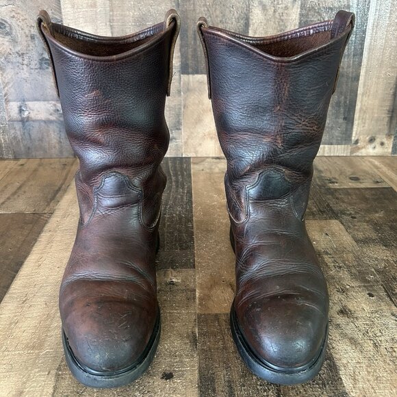 Red Wing 4470 Steel Toe Brown Pull On Work Boots Mens 9 E main image 12